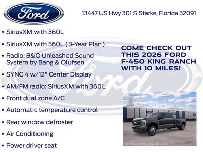 2026 Ford F-450SD King Ranch DRW 770A