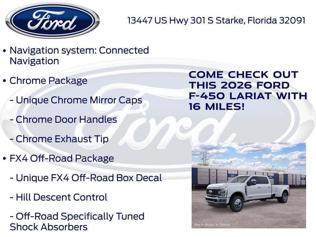 2026 Ford F-450SD Lariat DRW 678A