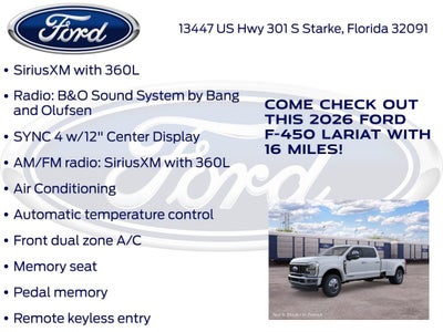 2026 Ford F-450SD Lariat DRW 678A