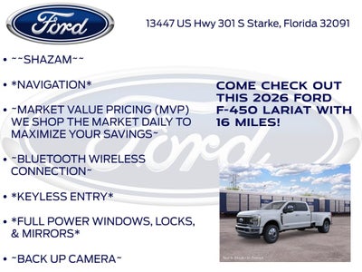 2026 Ford F-450SD Lariat DRW 678A