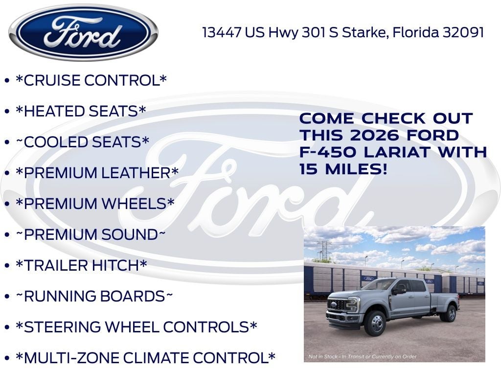 2026 Ford F-450SD Lariat DRW 678A
