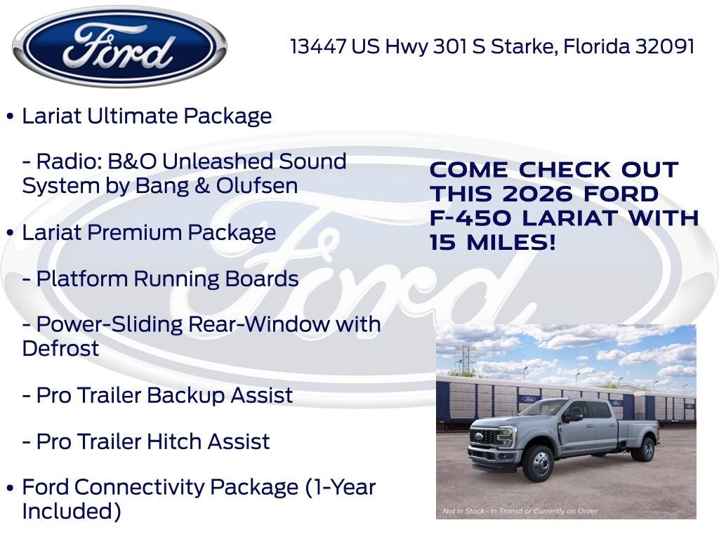 2026 Ford F-450SD Lariat DRW 678A