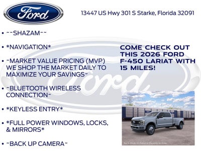 2026 Ford F-450SD Lariat DRW 678A