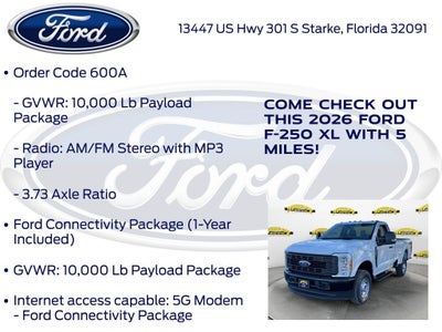 2026 Ford F-250SD XL 600A