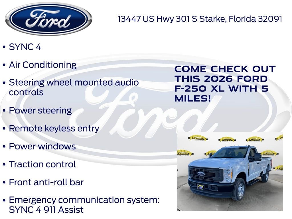 2026 Ford F-250SD XL 600A
