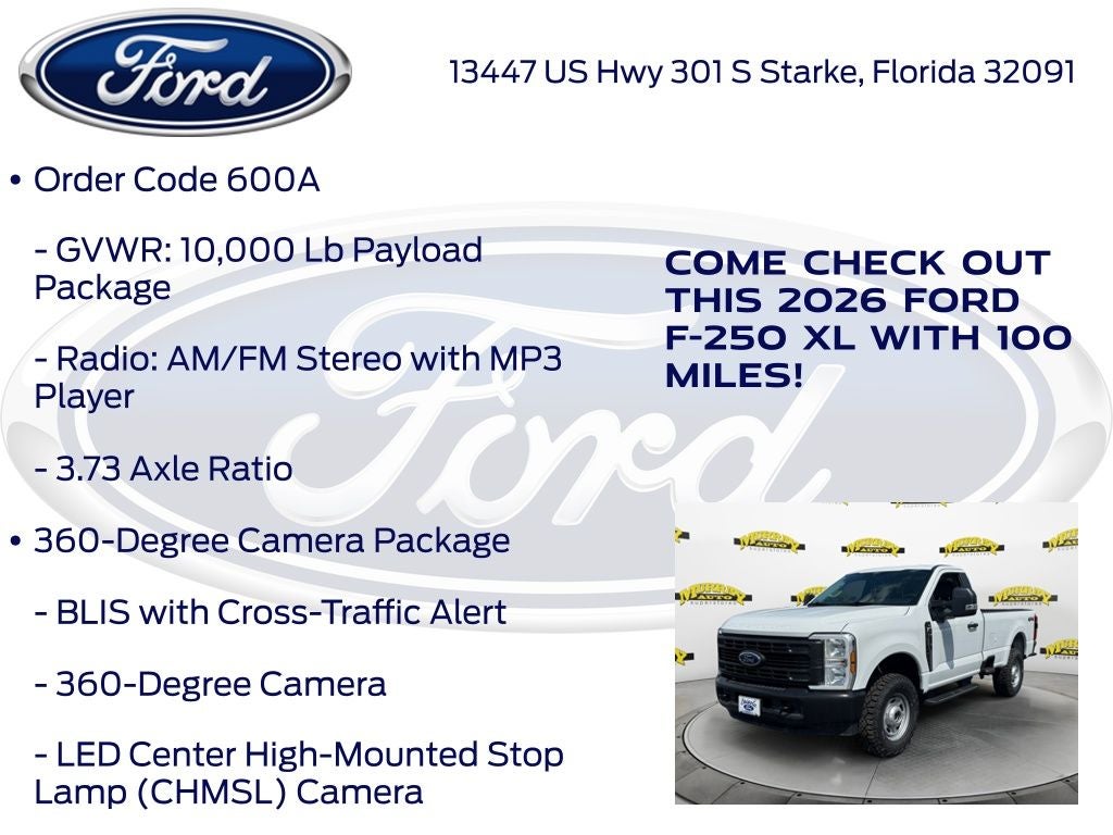 2026 Ford F-250SD XL 600A