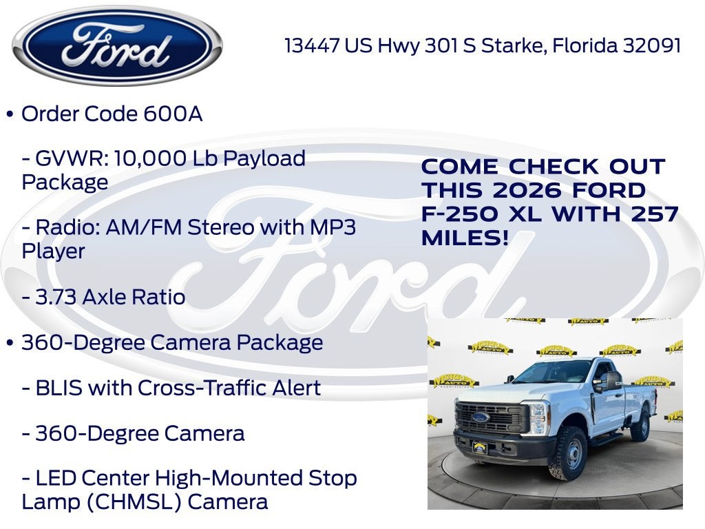 2026 Ford F-250SD XL 600A
