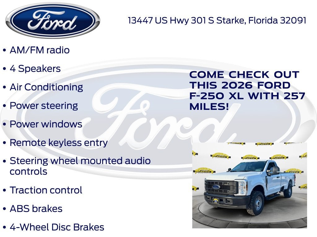 2026 Ford F-250SD XL 600A