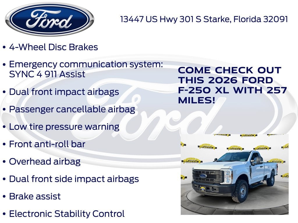 2026 Ford F-250SD XL 600A
