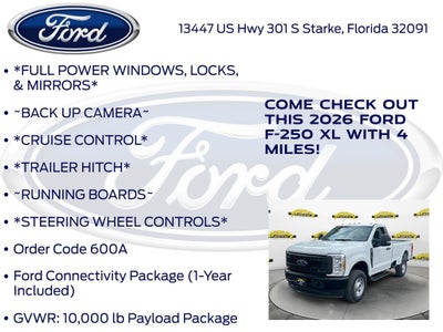 2026 Ford F-250SD XL 600A