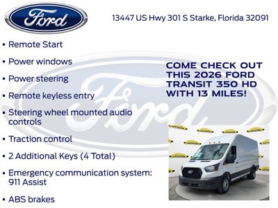 2026 Ford Transit-350 Base 101A