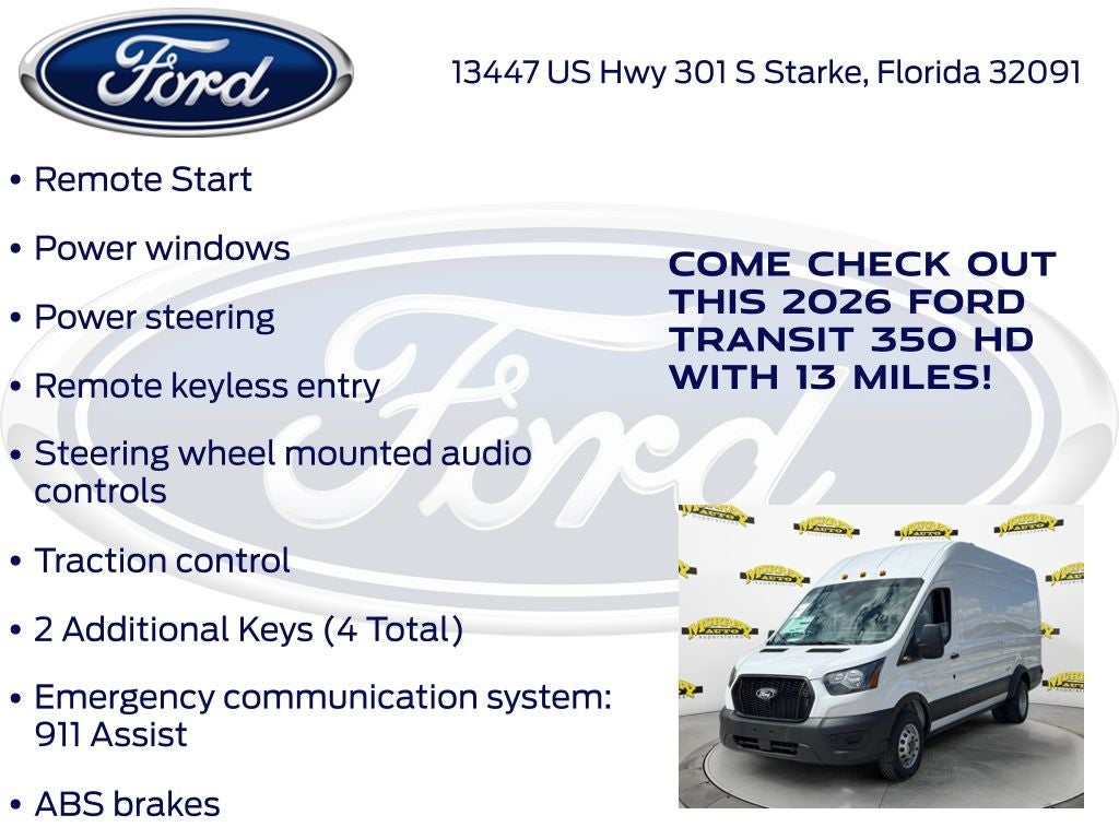 2026 Ford Transit-350 Base 101A