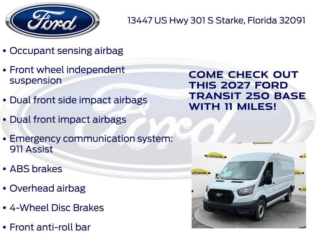 2027 Ford Transit-250 Base 101A
