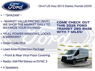 2025 Ford Transit-250 Base 101A