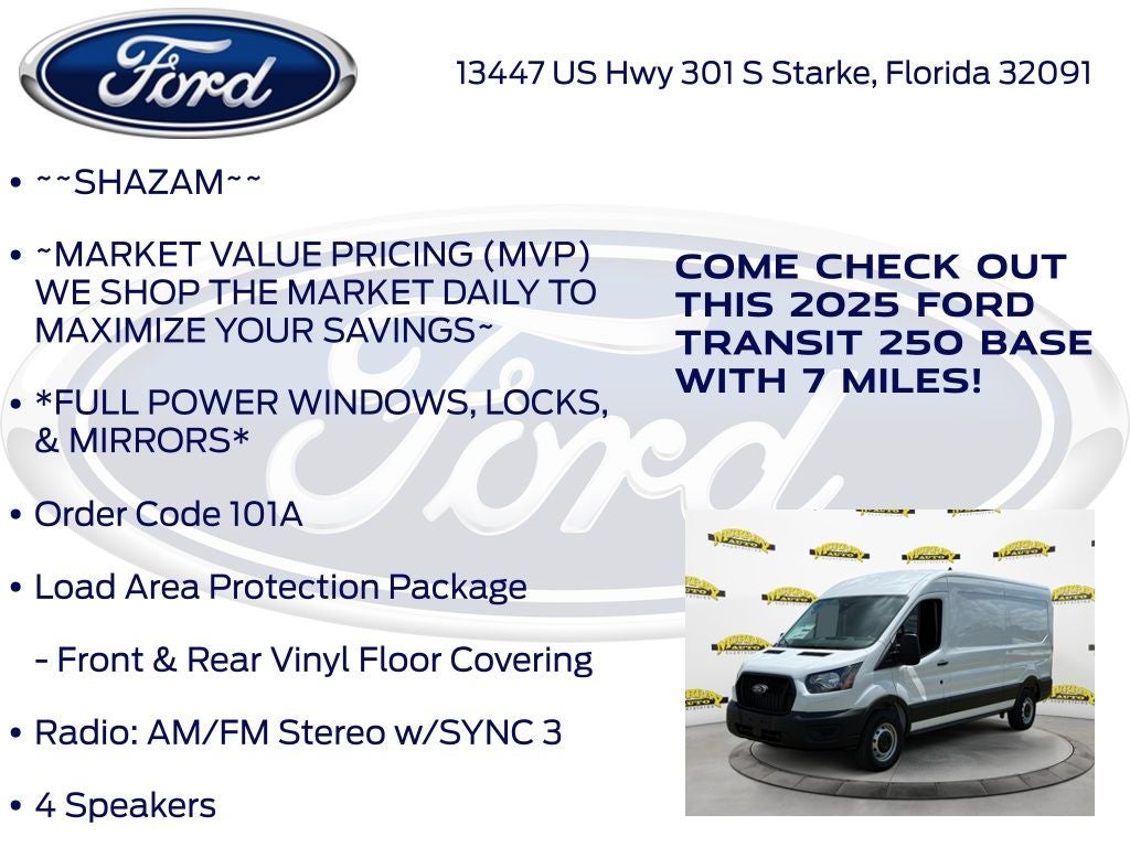 2025 Ford Transit-250 Base 101A