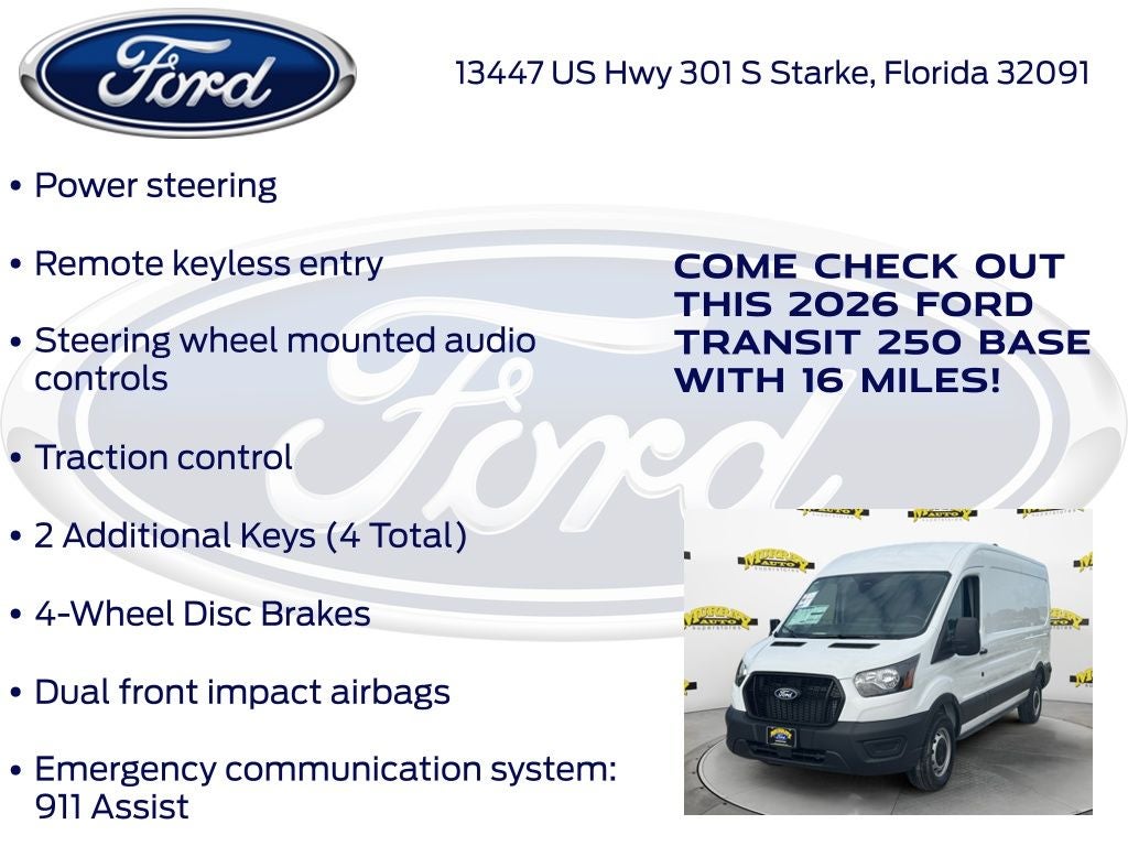 2026 Ford Transit-250 Base 101A