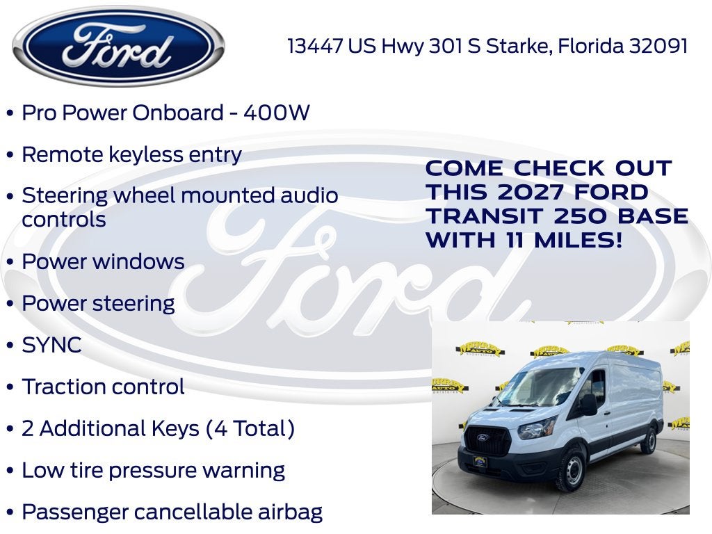 2027 Ford Transit-250 Base 101A