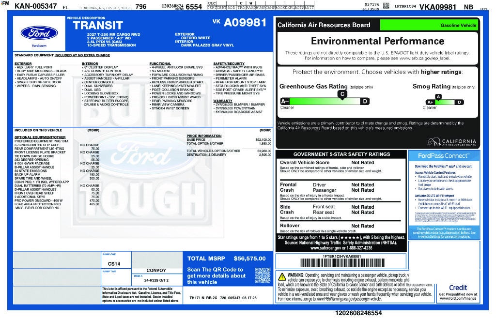 2027 Ford Transit-250 Base 101A