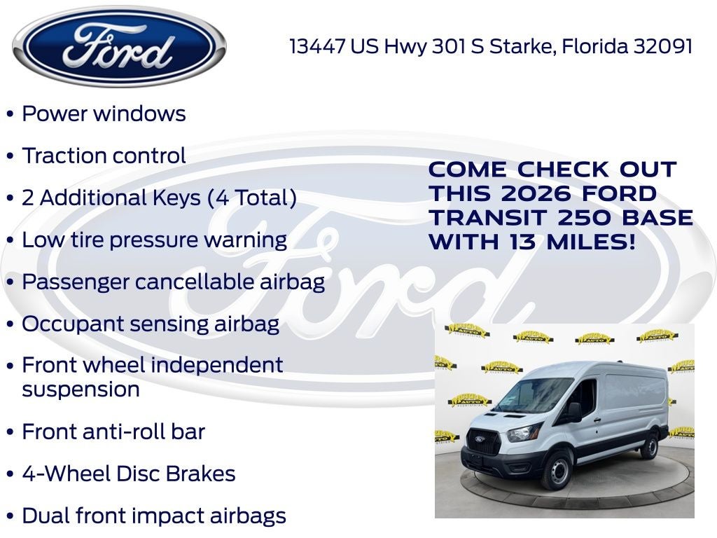 2026 Ford Transit-250 Base 101A
