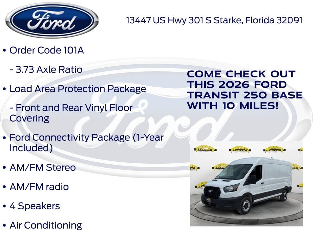 2026 Ford Transit-250 Base 101A