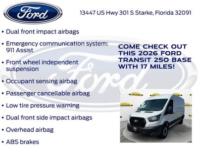 2026 Ford Transit-250 Base Medium Roof Cargo 101A