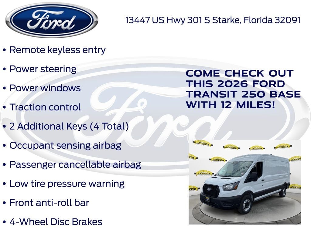 2026 Ford Transit-250 Base 101A