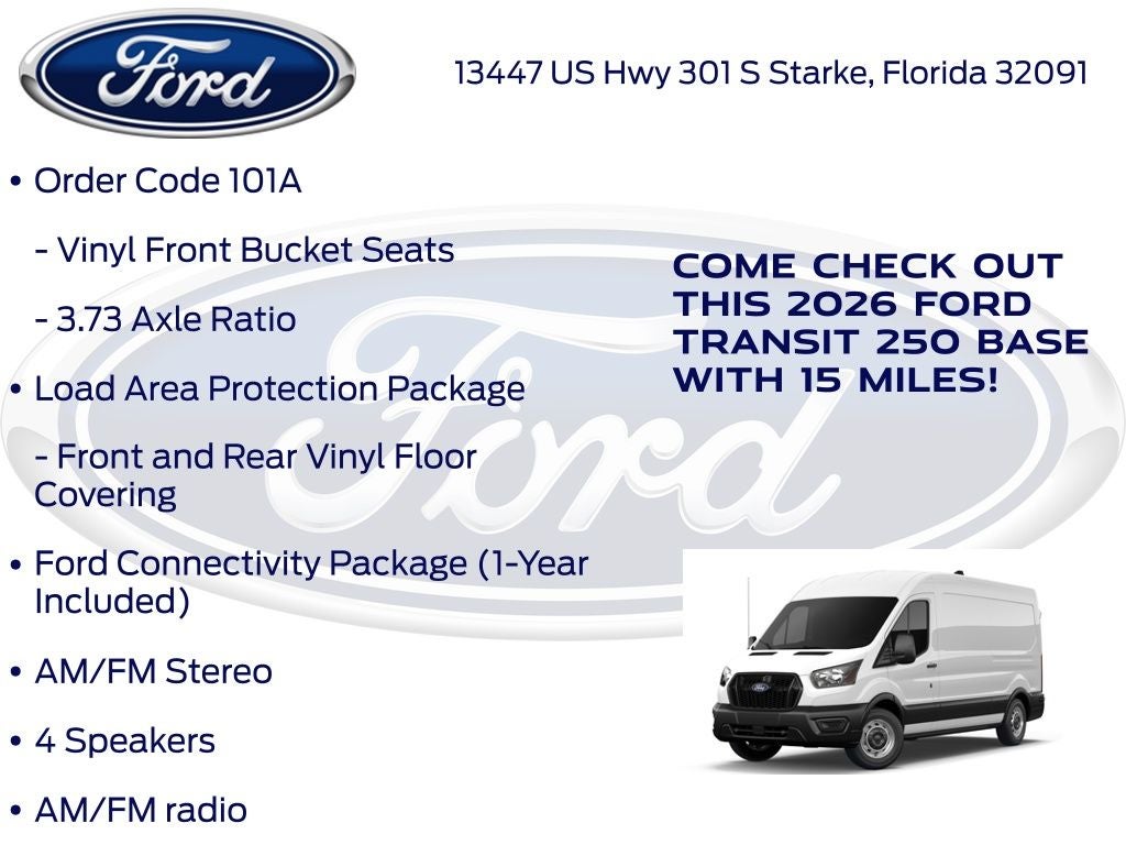 2026 Ford Transit-250 Base 101A