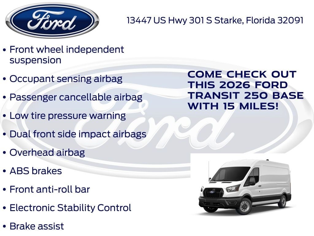 2026 Ford Transit-250 Base 101A