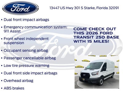 2026 Ford Transit-250 Base Medium Roof Cargo 101A