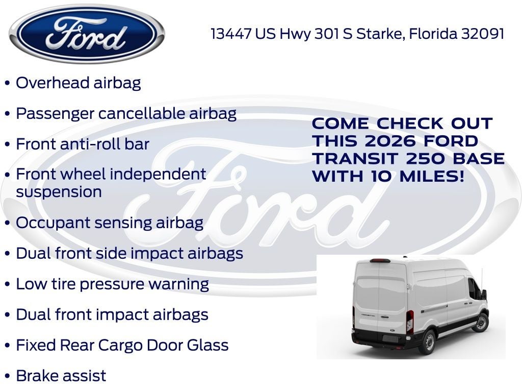 2026 Ford Transit-250 Base 101A