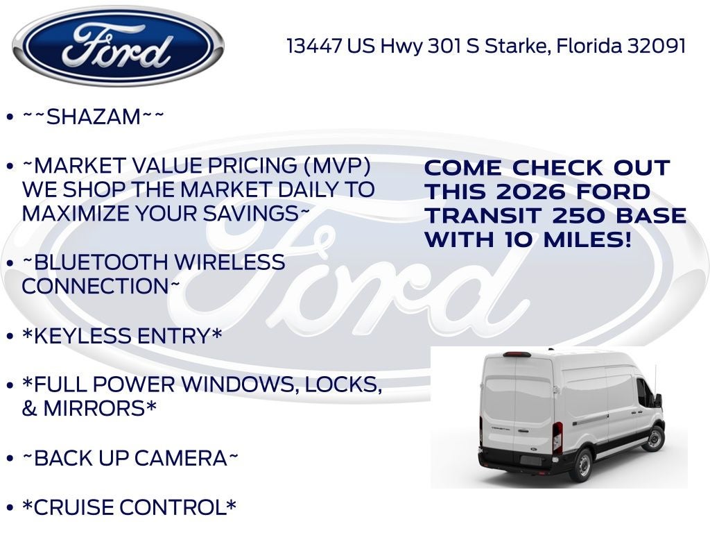 2026 Ford Transit-250 Base 101A