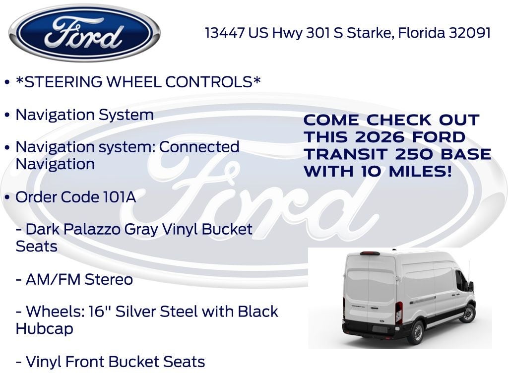 2026 Ford Transit-250 Base 101A