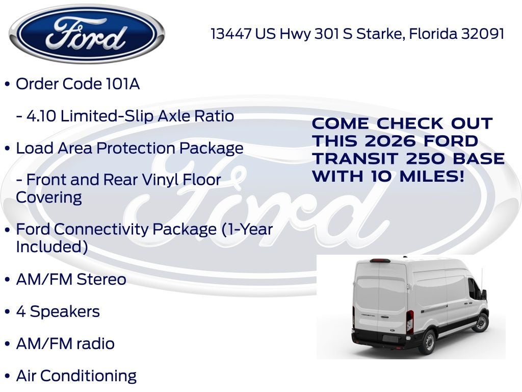 2026 Ford Transit-250 Base 101A