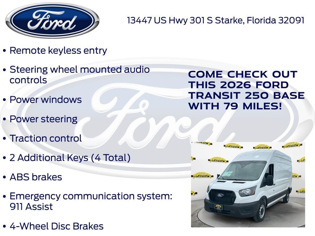 2026 Ford Transit-250 Base 101A