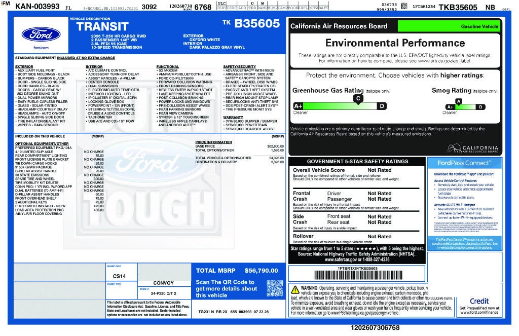 2026 Ford Transit-250 Base 101A