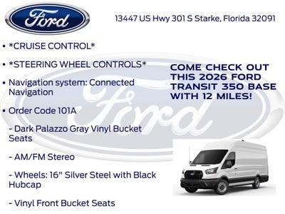 2026 Ford Transit-350 Base 101A