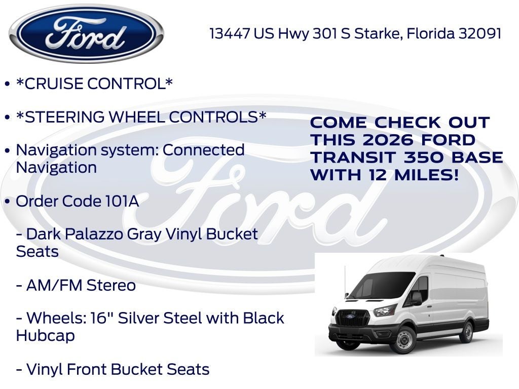 2026 Ford Transit-350 Base 101A