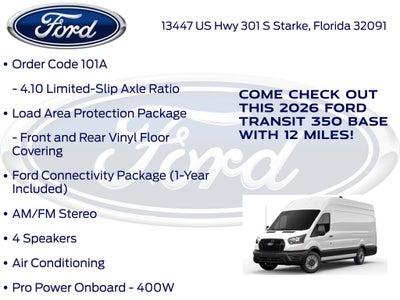 2026 Ford Transit-350 Base 101A