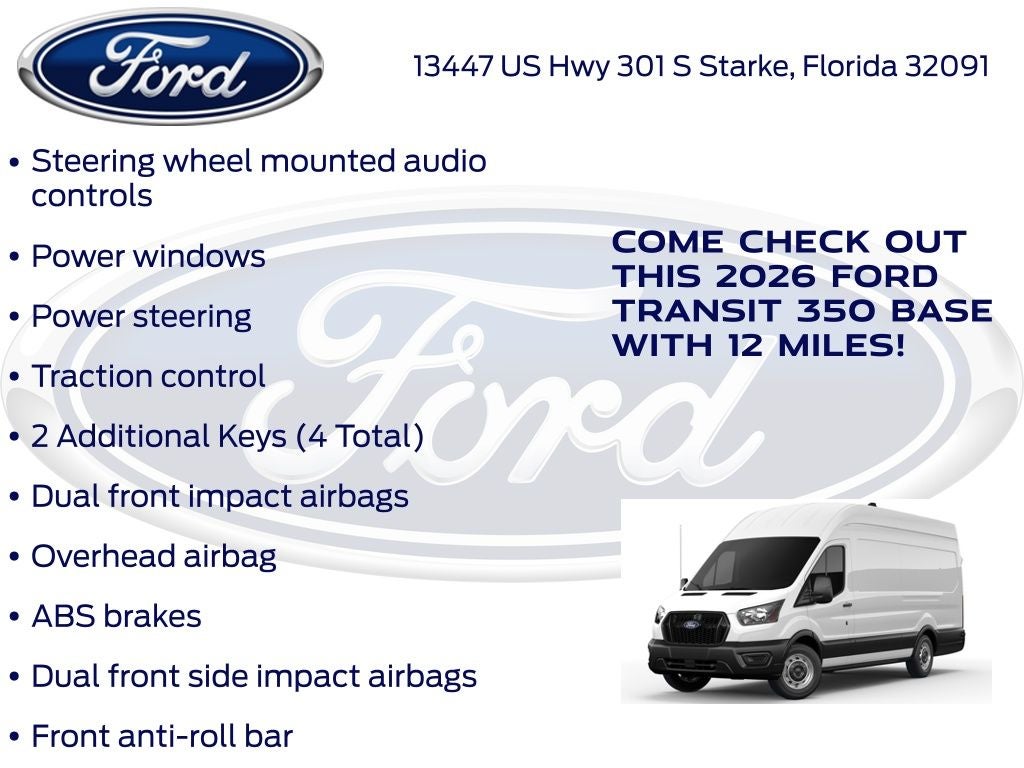 2026 Ford Transit-350 Base 101A