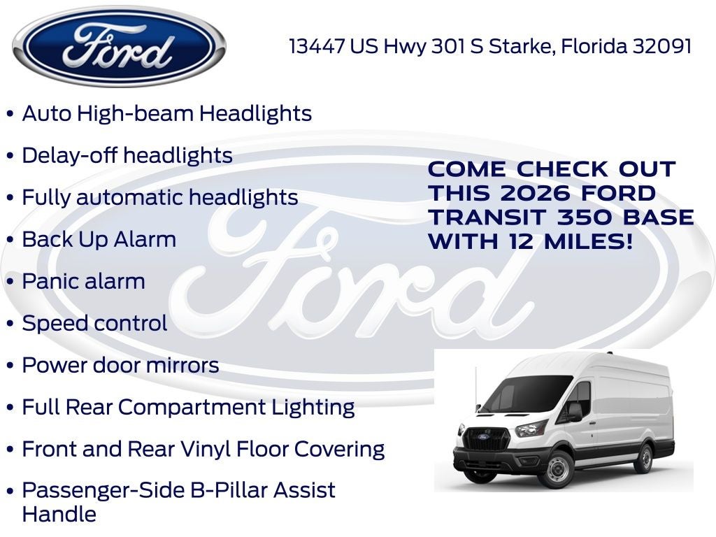 2026 Ford Transit-350 Base 101A