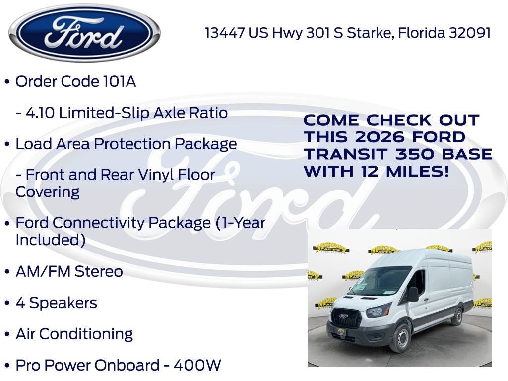 2026 Ford Transit-350 Base 101A