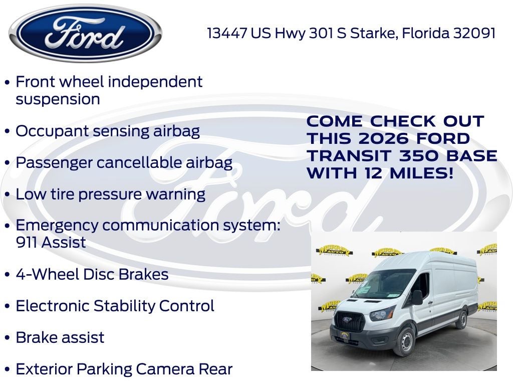 2026 Ford Transit-350 Base 101A