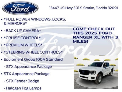 2025 Ford Ranger XL 100A