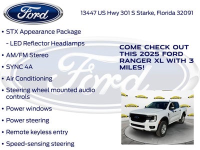 2025 Ford Ranger XL 100A