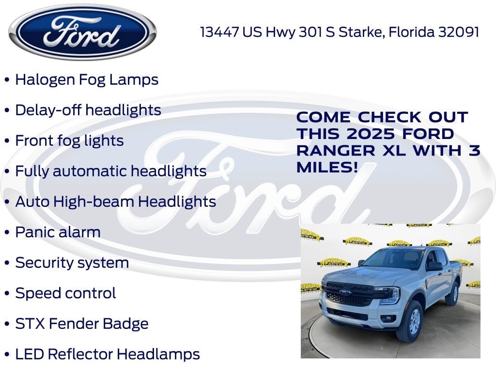 2025 Ford Ranger XL 100A