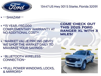 2025 Ford Ranger XL 100A