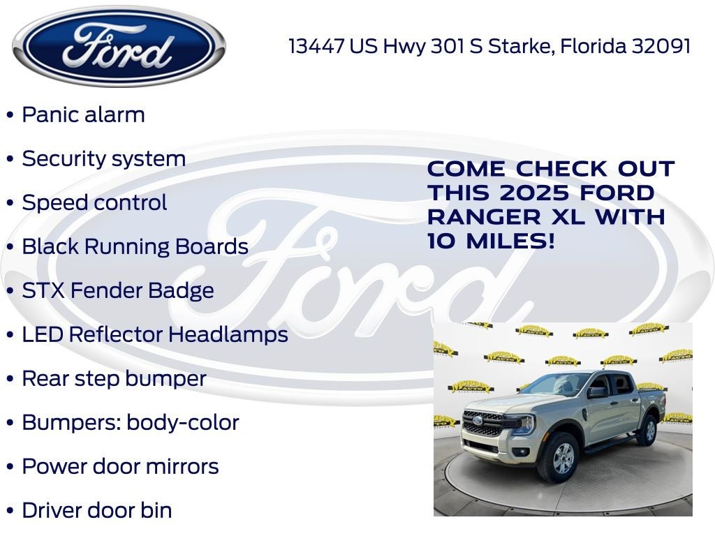 2025 Ford Ranger XL 100A