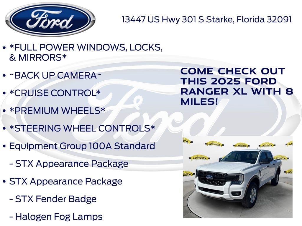 2025 Ford Ranger XL 100A