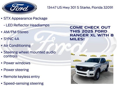 2025 Ford Ranger XL 100A