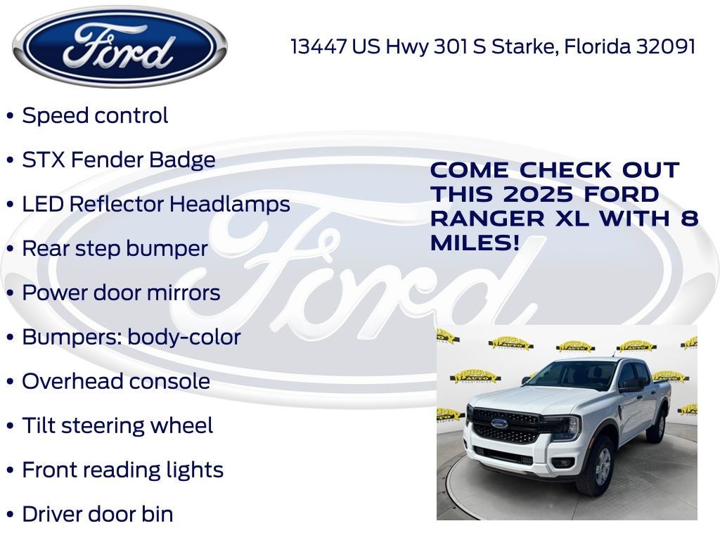 2025 Ford Ranger XL 100A
